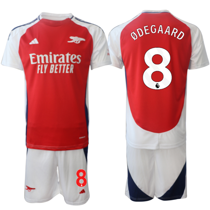 Men 2024-2025 Club Arsenal home Red 8 Soccer Jersey